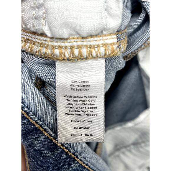 Talbots Flawless Five-Pocket Slim Ankle light wash jeans, size 0 - Picture 4 of 10